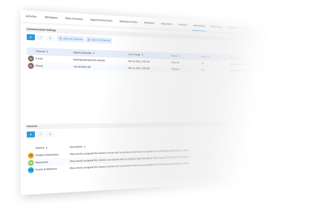 Send email campaigns in compliance with data protection laws