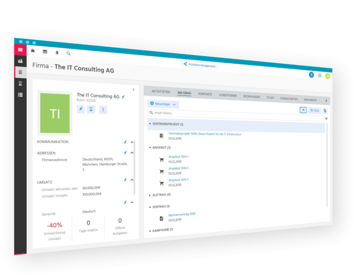CRM für Softwarehersteller CRM für Softwarehersteller