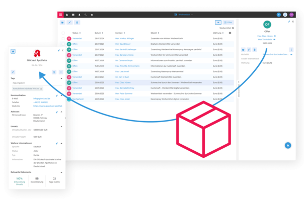 Werbemittelverwaltung im CRM für Pharma Werbemittelverwaltung im CRM für Pharma