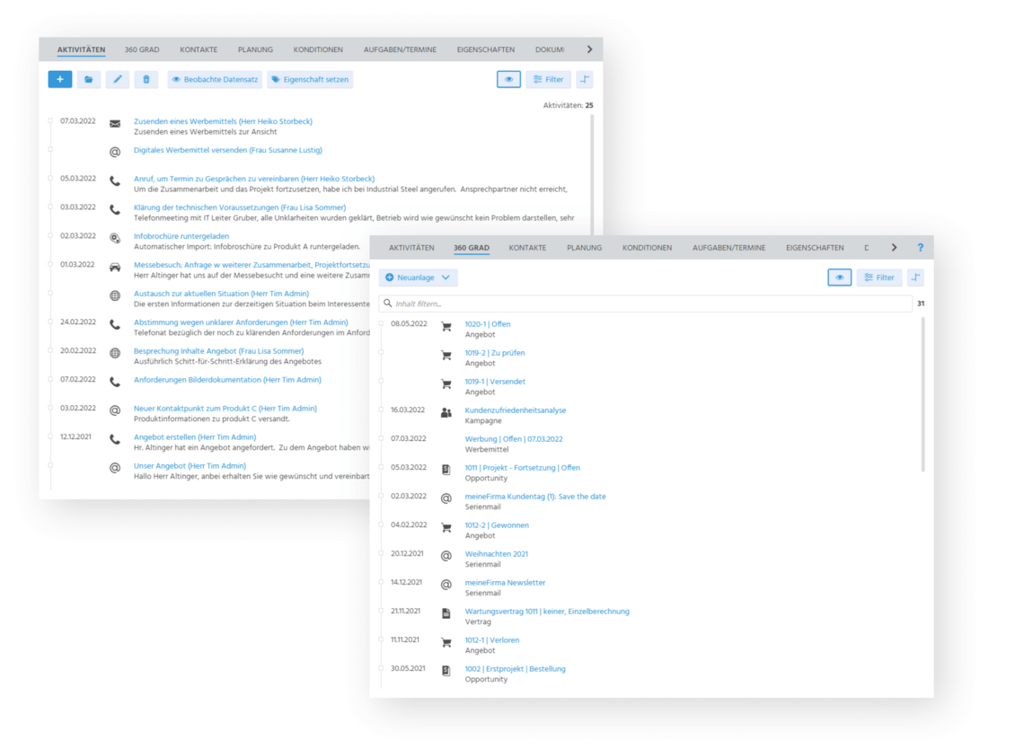 Nachbereitung im Außendienst Nachbereitung im Außendienst