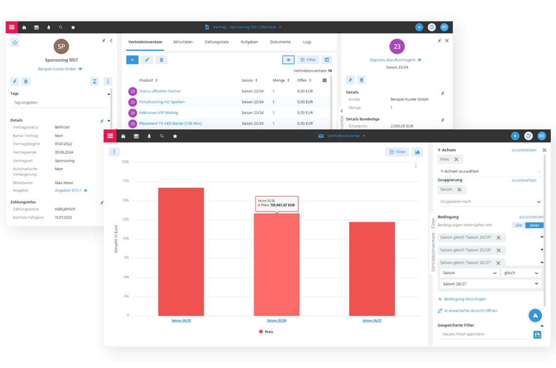CRM für Sportbusiness Sponsoring CRM für Sportbusiness Sponsoring