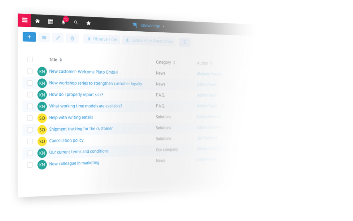 Structured task management