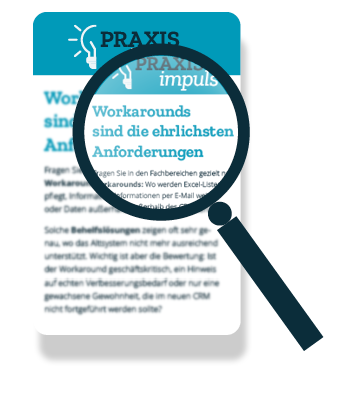 Praxisimpulse aus dem CRM-Wechsel-Leitfaden Praxisimpulse aus dem CRM-Wechsel-Leitfaden