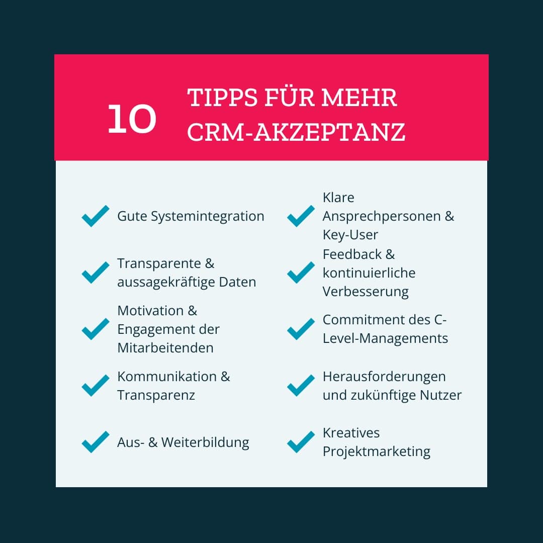 CRM-Akzeptanz steigern