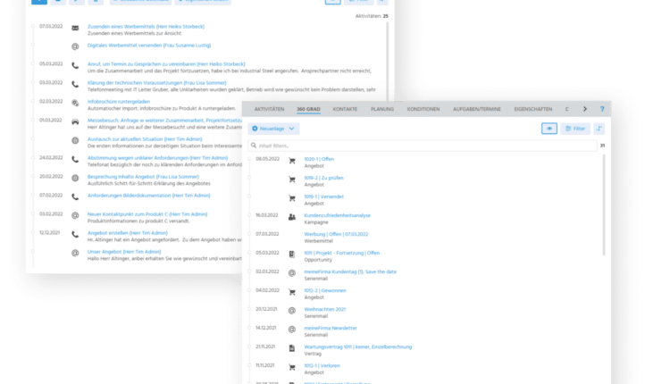 Besuchsvorbereitung mit CRM