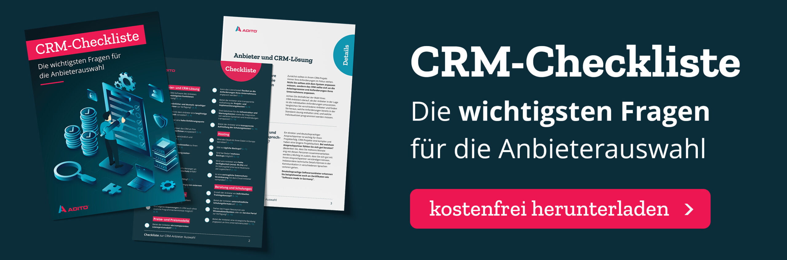 CRM-Checkliste: Die wichtigsten Fragen für die Anbieterauswahl