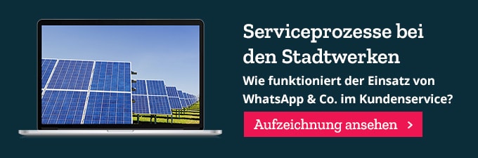 Webinar Aufzeichnung: Serviceprozesse bei den Stadtwerken