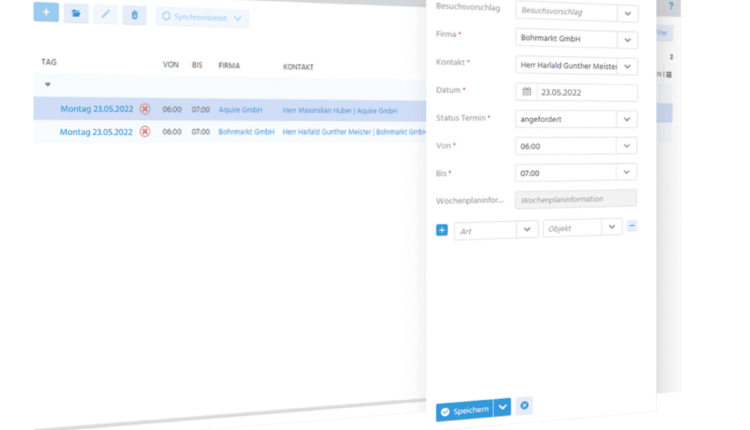 Besuchsplanung und Tourenoptimierung mit CRM
