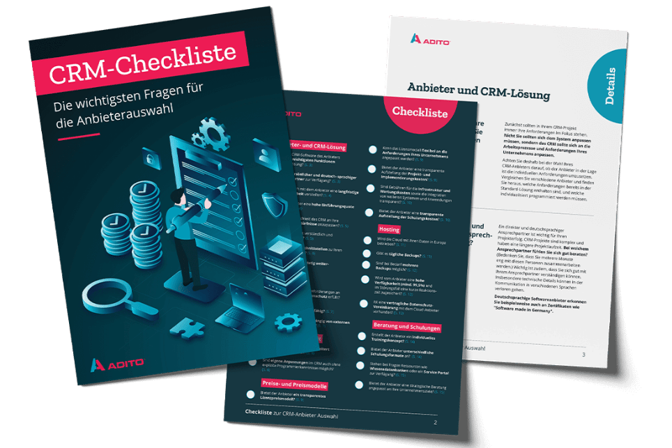 CRM-Checkliste zur Anbieterauswahl