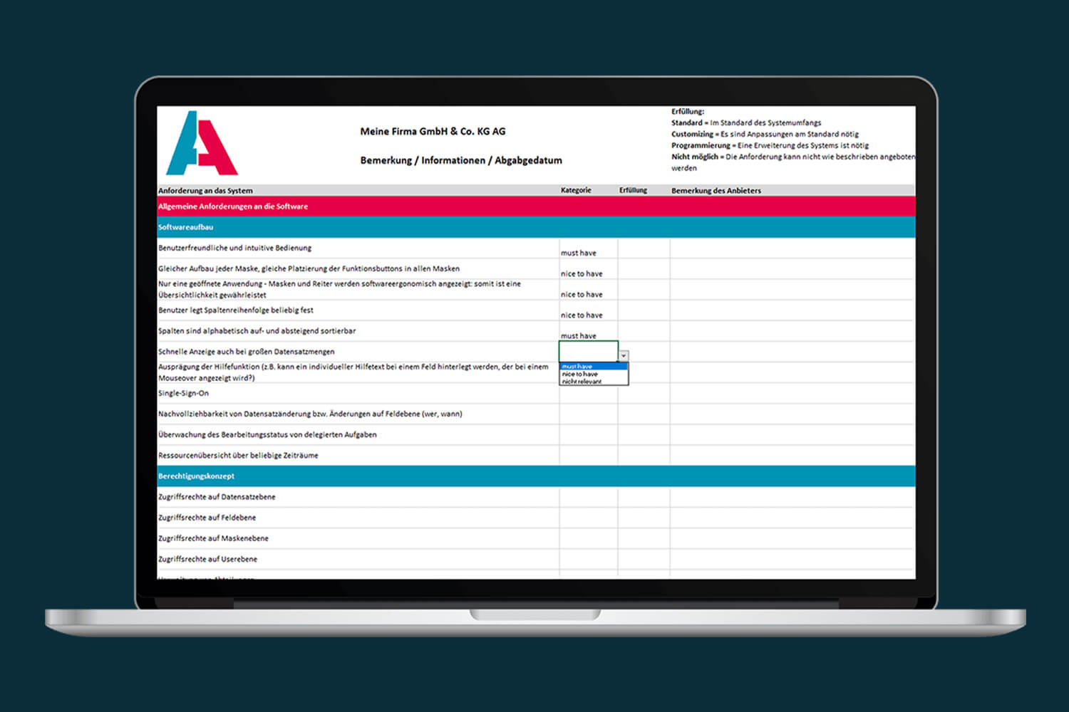 Musterlastenheft CRM